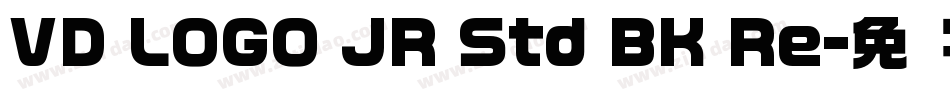 VD LOGO JR Std BK Re字体转换